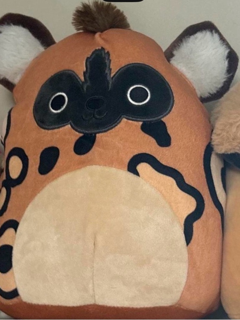 Squishmallows Brown and Cream Spotted Animal Plush